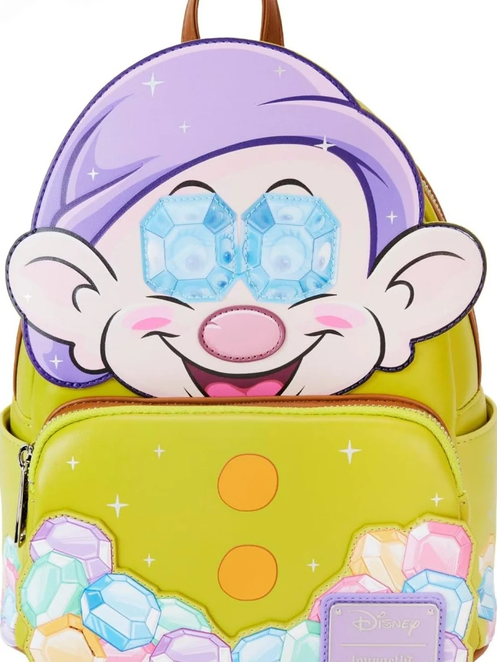 Loungefly Disney Snow White Dopey Diamond Backpack And Wallet Set. Nwt